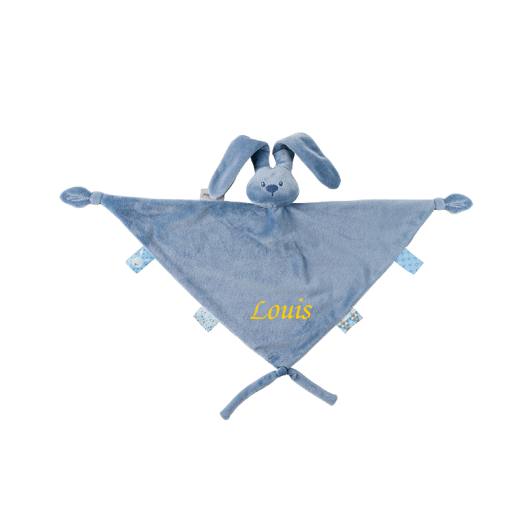  lapidou maxi lapin bleu foncé 40 cm 